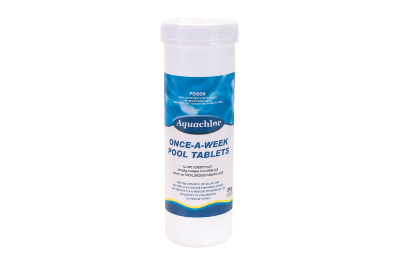 Aquachlor once a week tablets - Waterco